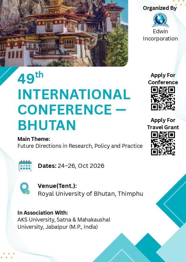 49th International Conference Bhutan Poster